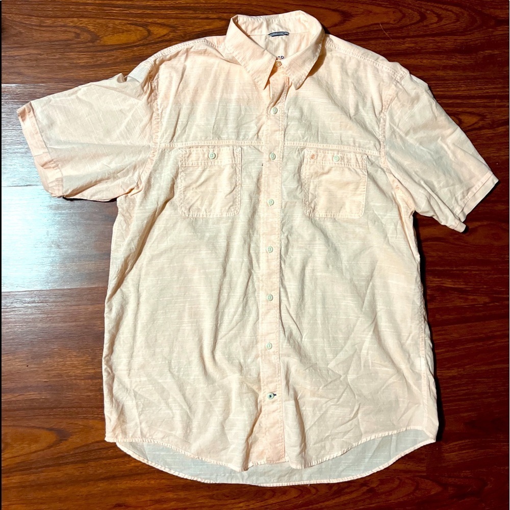 IZOD Saltwater relaxed classics short sleeve button up XLT shirt